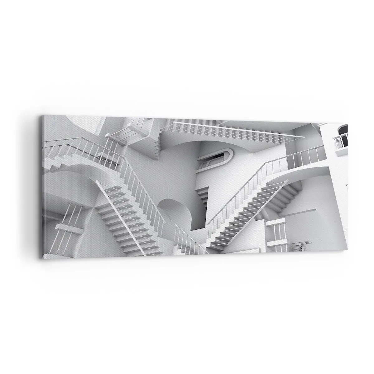 Obraz na plátne - Paradoxy prostoru - 100x40 cm