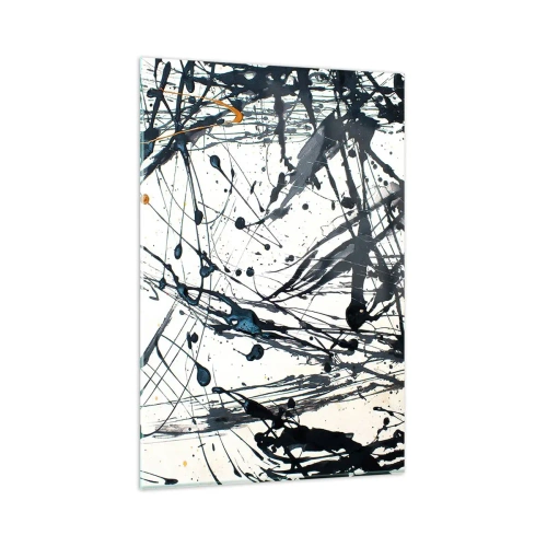 Obraz na skle - So zmyslom alebo bez zmyslu? - 80x120 cm