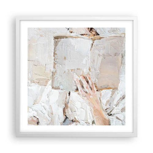 Plagát v bielom ráme - V inom svete - 50x50 cm