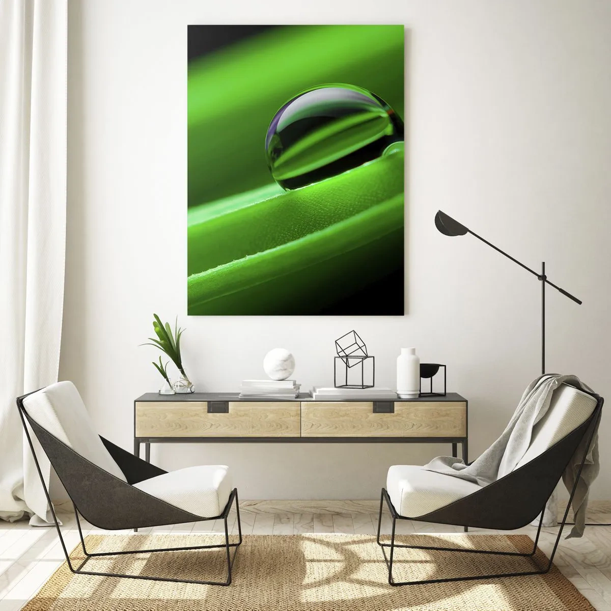 Obraz na skle - Život zblízka - 80x120 cm