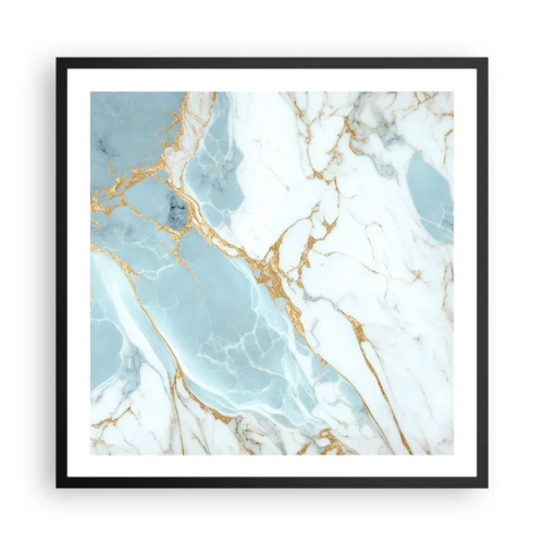 Plagát v čiernom ráme - Bohatstvo kameňa - 60x60 cm