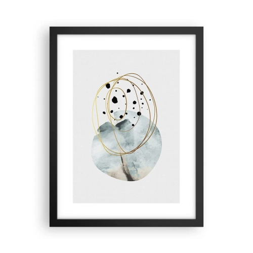 Plagát v čiernom ráme - V objatí priestoru - 30x40 cm