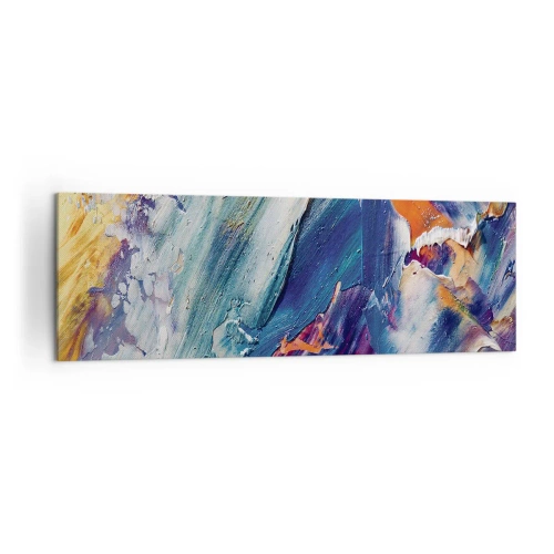 Obraz na plátne - Chaos farieb - 160x50 cm