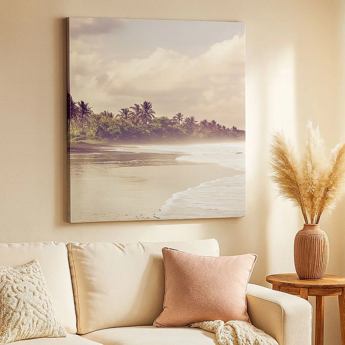 Obraz na plátne - Pohladenie vĺn - 30x30 cm