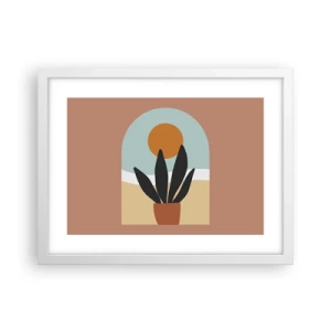 Plagát v bielom ráme - Malé radosti - 40x30 cm