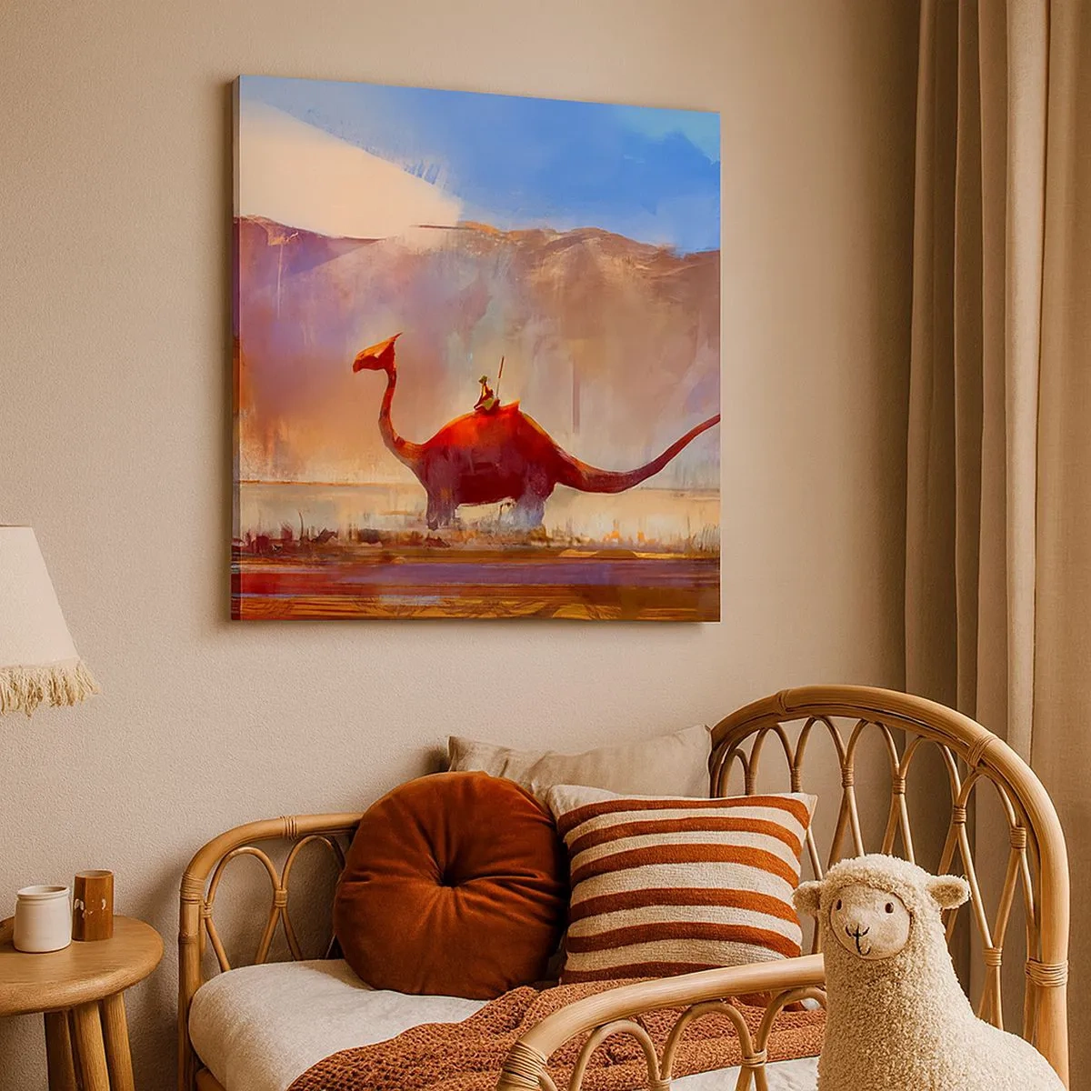 Obraz na plátne - Keby nevyhynuli - 30x30 cm