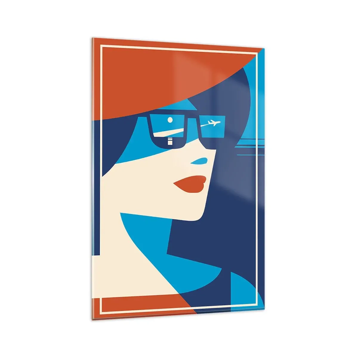 Obraz na skle - Prázdninová cesta - 80x120 cm