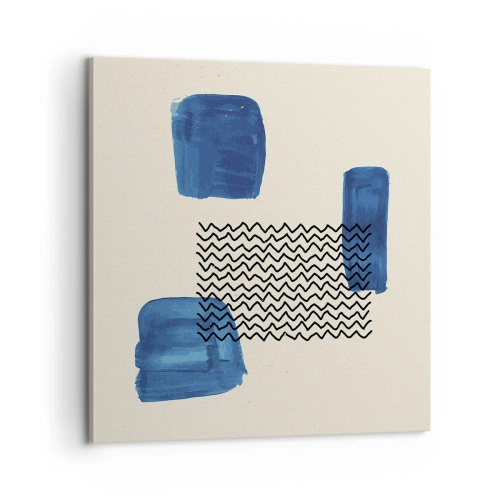 Obraz na plátne - Abstraktné kvarteto - 60x60 cm