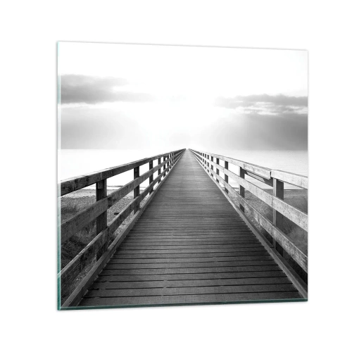 Obraz na skle - Do diaľky… - 60x60 cm