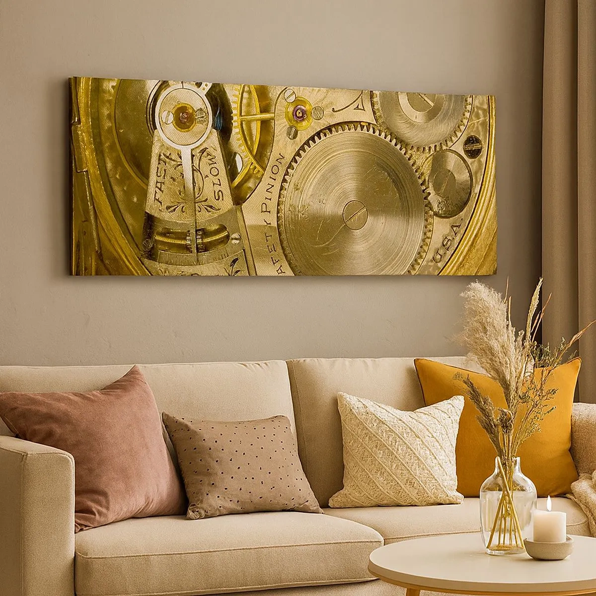 Obraz na plátne - Choď s duchom času - 100x40 cm