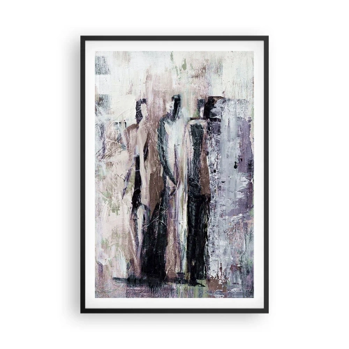 Plagát v čiernom ráme - Tajomná trojica - 61x91 cm