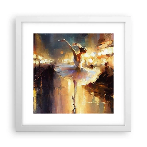 Plagát v bielom ráme - Zázrak na ulici - 30x30 cm