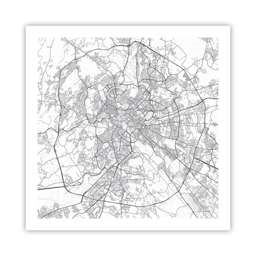 Plagát - Rímsky kruh - 60x60 cm