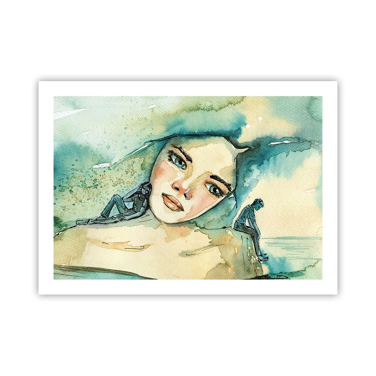 Plagát - Am I blue? - 70x50 cm