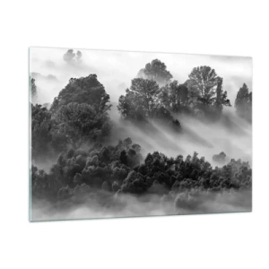 Obraz na skle - Prebúdzanie zo spánku - 120x80 cm