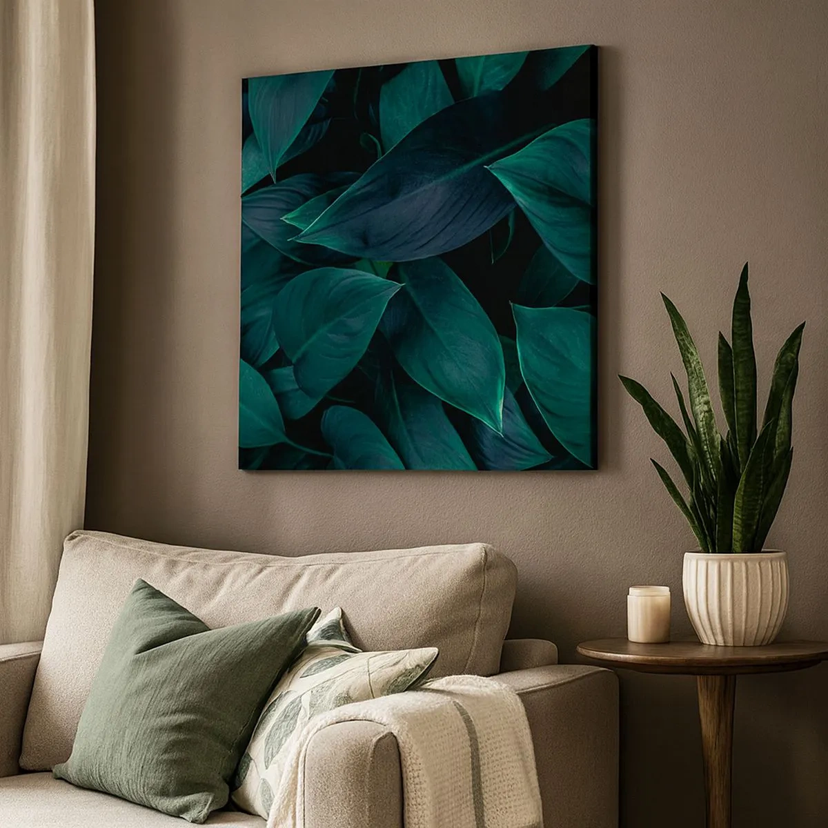 Obraz na plátne - Zeleň sama o sebe - 30x30 cm