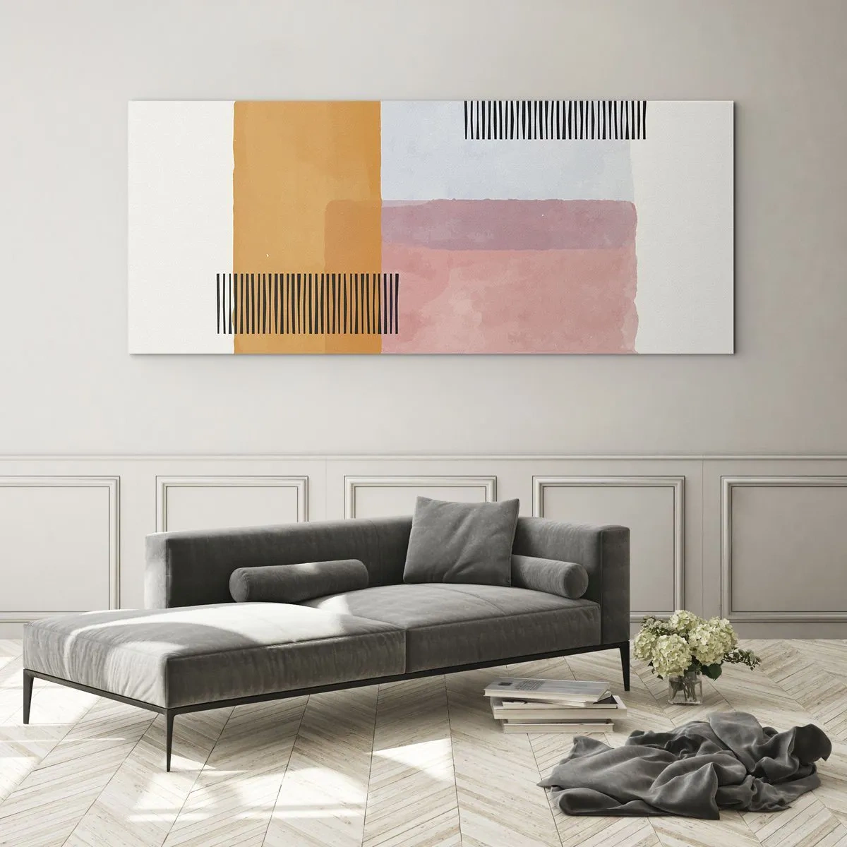 Obraz na skle - Z rohu do rohu - 120x50 cm