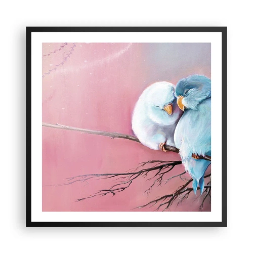 Plagát v čiernom ráme - Čo k tomu dodať? - 60x60 cm