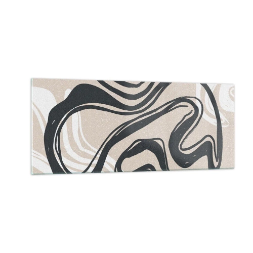 Obraz na skle - Znásobená expresia - 100x40 cm