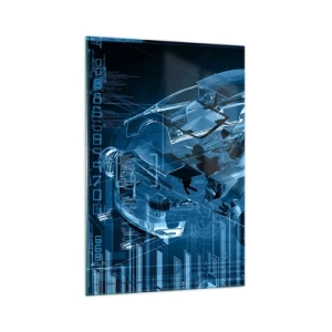 Obraz na skle - Inžinierska anatómia - 70x100 cm