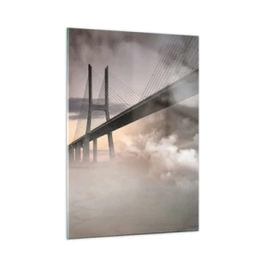 Obraz na skle - Pri rieke, ktorá nie je - 50x70 cm