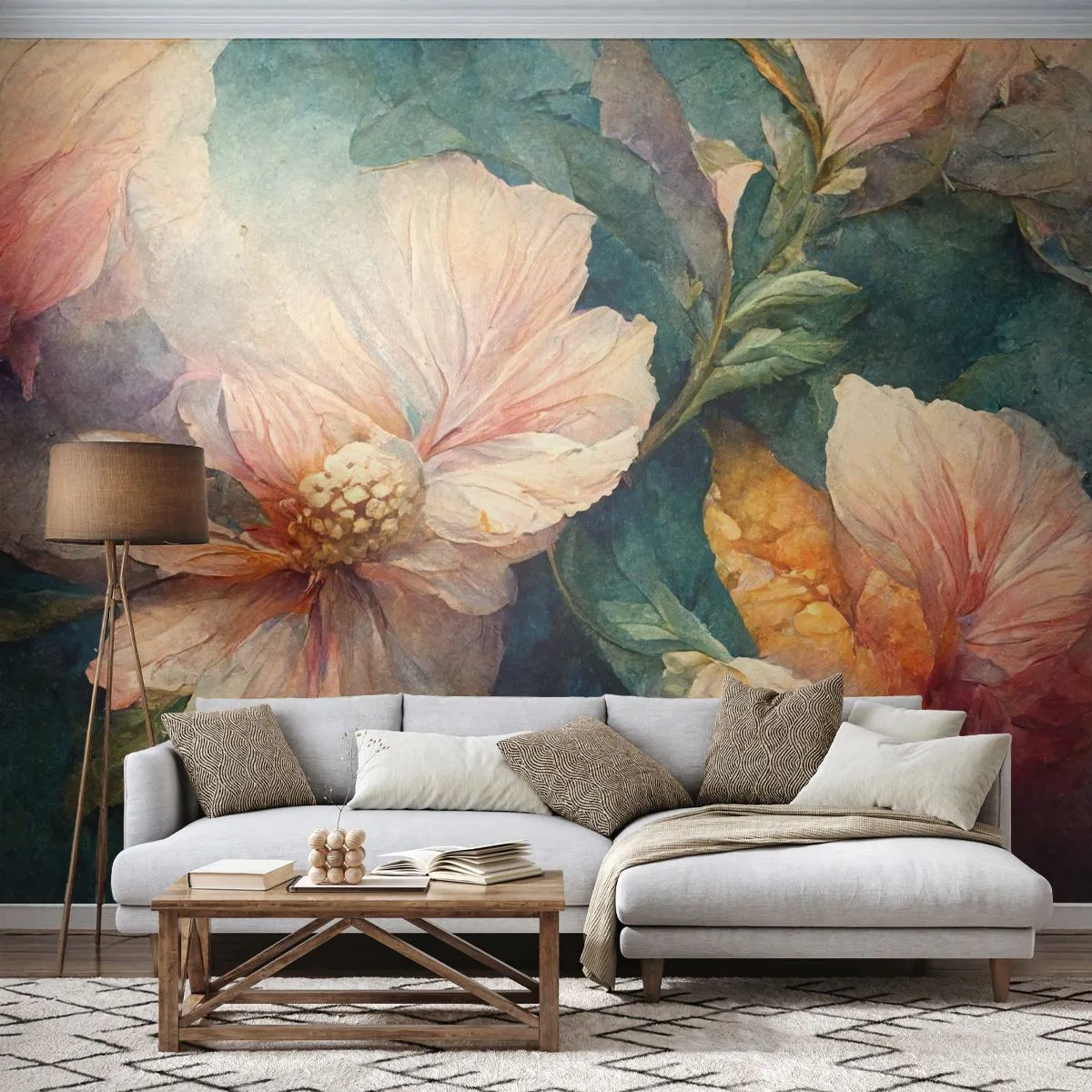 Fototapeta Premium Canvas - Číra subtílnosť - Kvety, klasické, Kus - 250x175 cm