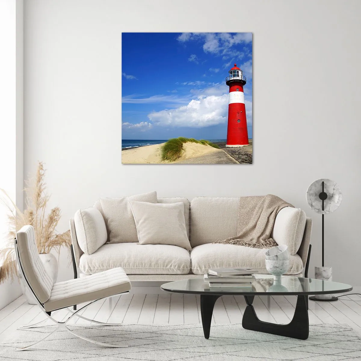 Obraz na skle - Vysnená samota - 60x60 cm