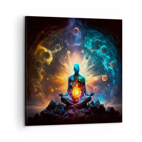 Obraz na plátne - Vesmírny pokoj - 60x60 cm