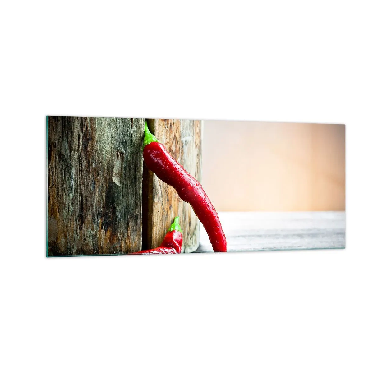 Obraz na skle - Red hot chili peppers - 100x40 cm
