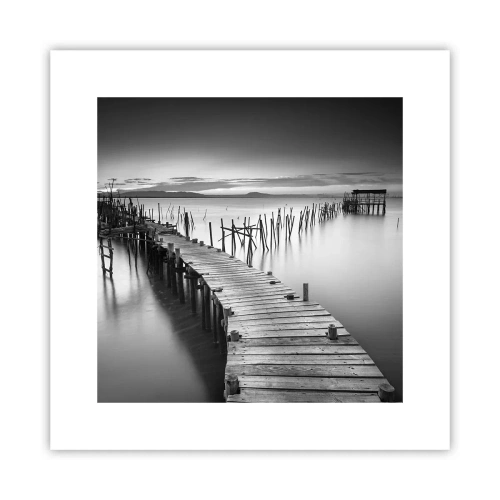 Plagát - Pokoj zabudnutého brehu - 30x30 cm