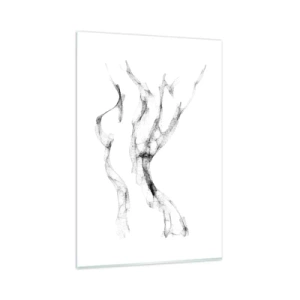 Obraz na skle - Krásna a silná - 80x120 cm