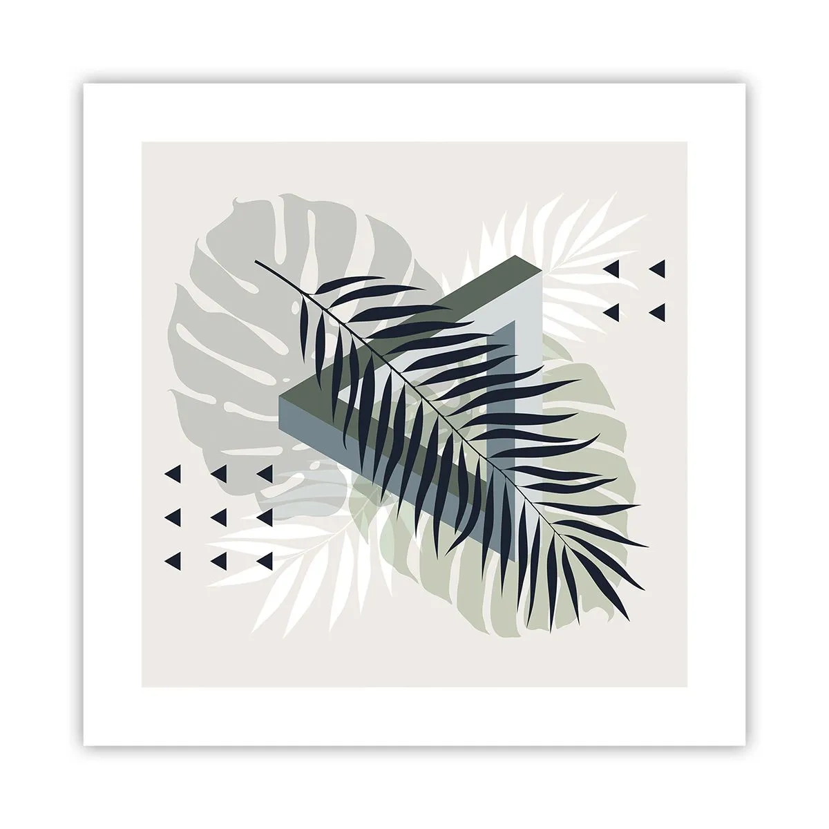 Plagát - Príroda a geometria – dva poriadky? - 40x40 cm