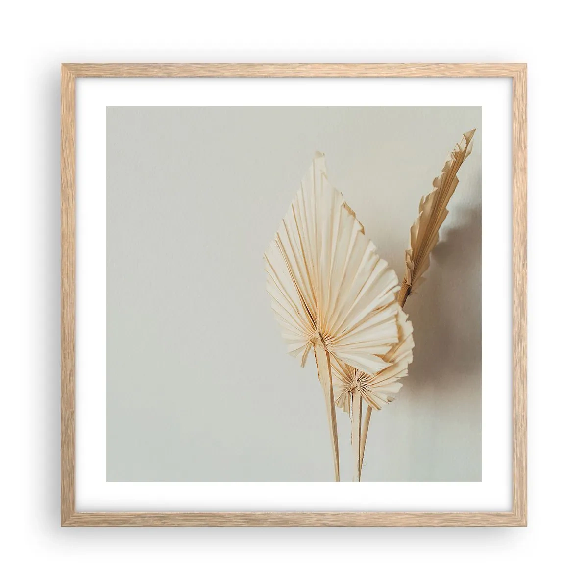 Plagát v ráme zo svetlého duba - Keď potrebuješ útechu - 50x50 cm