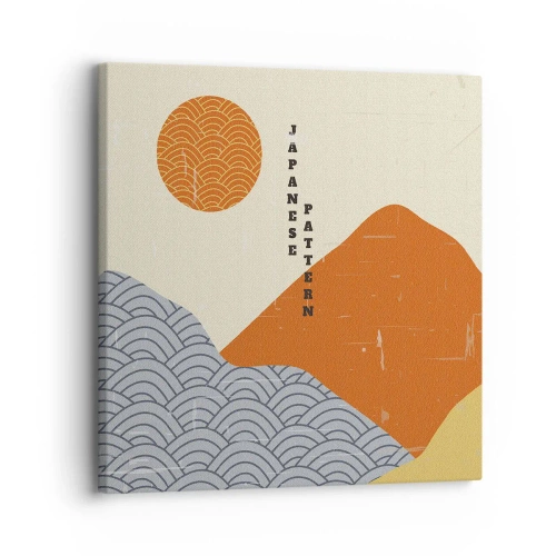Obraz na plátne - V japonskom duchu - 30x30 cm