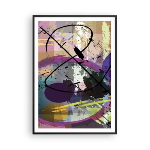 Plagát v čiernom ráme - Možno priamo alebo okolo - 70x100 cm