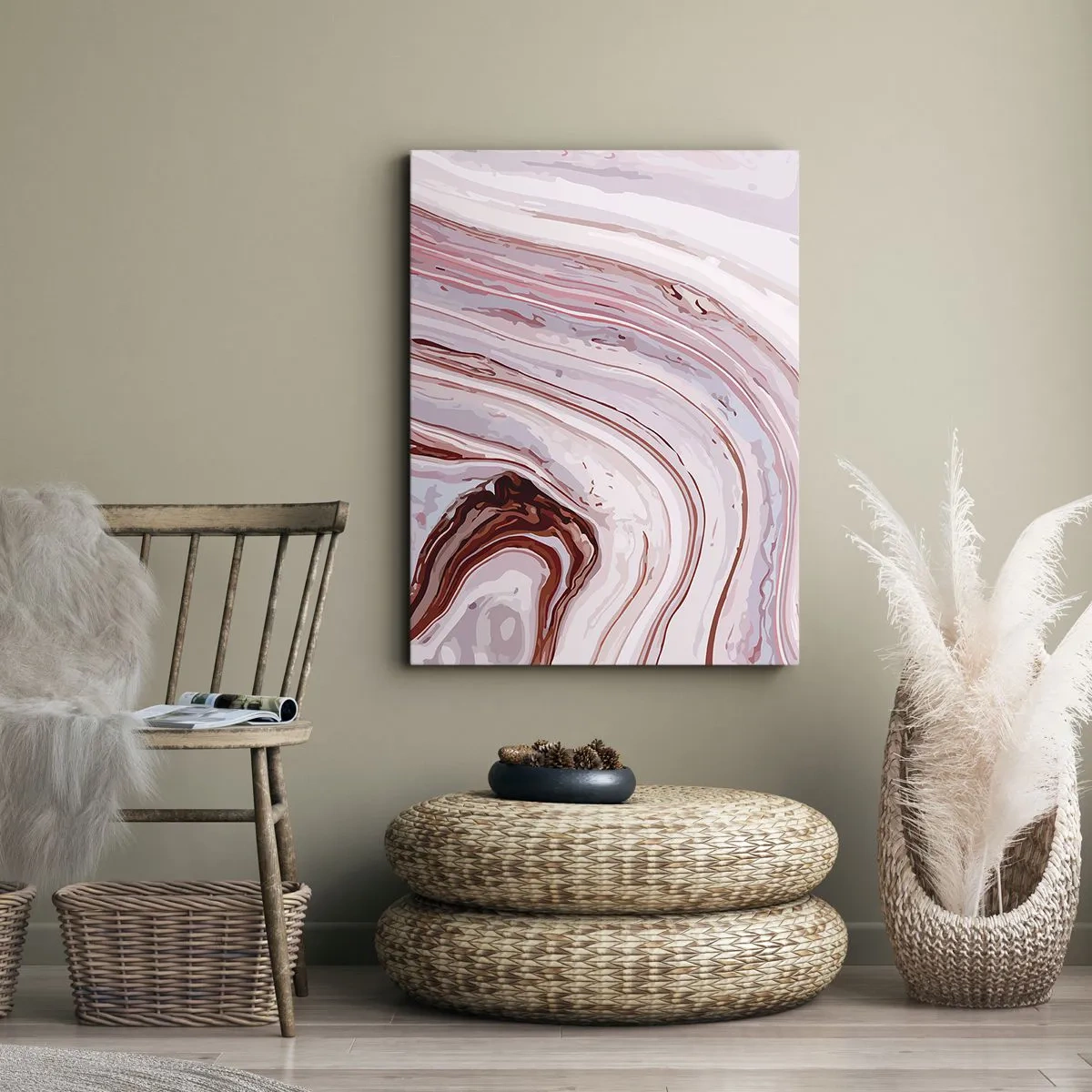 Obraz na plátne - Rovno, potom vpravo dole - 65x120 cm