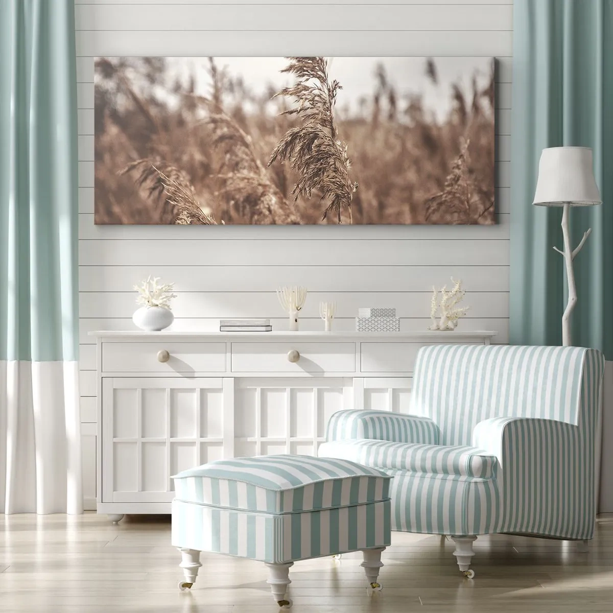 Obraz na plátne - Na poliach už je jeseň - 160x50 cm