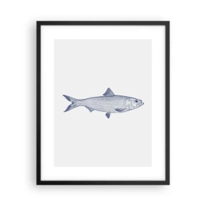 Plagát v čiernom ráme - Pozdravy zo severných morí - 40x50 cm