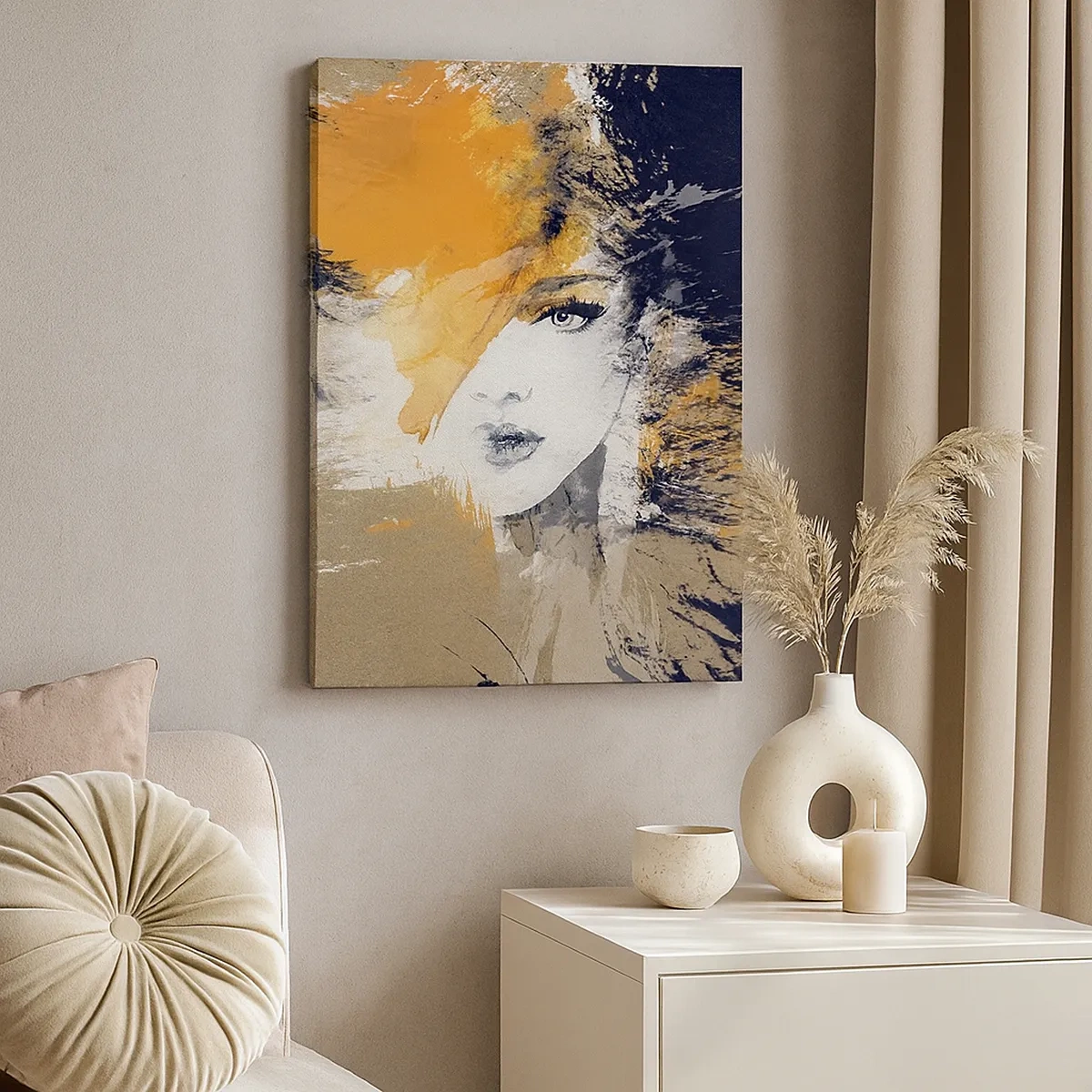 Obraz na plátne - A je svetlo - 50x70 cm