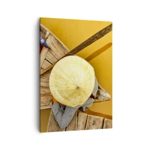 Obraz na plátne - Život na žltej rieke - 50x70 cm