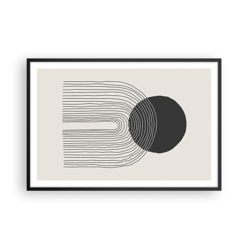 Plagát v čiernom ráme - Chvenie a istota - 91x61 cm