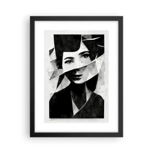 Plagát v čiernom ráme - Niečo o tebe… - 30x40 cm