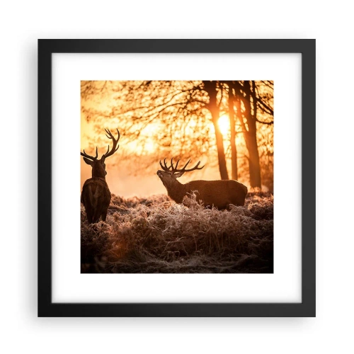 Plagát v čiernom ráme - Sen poľovníka - 30x30 cm