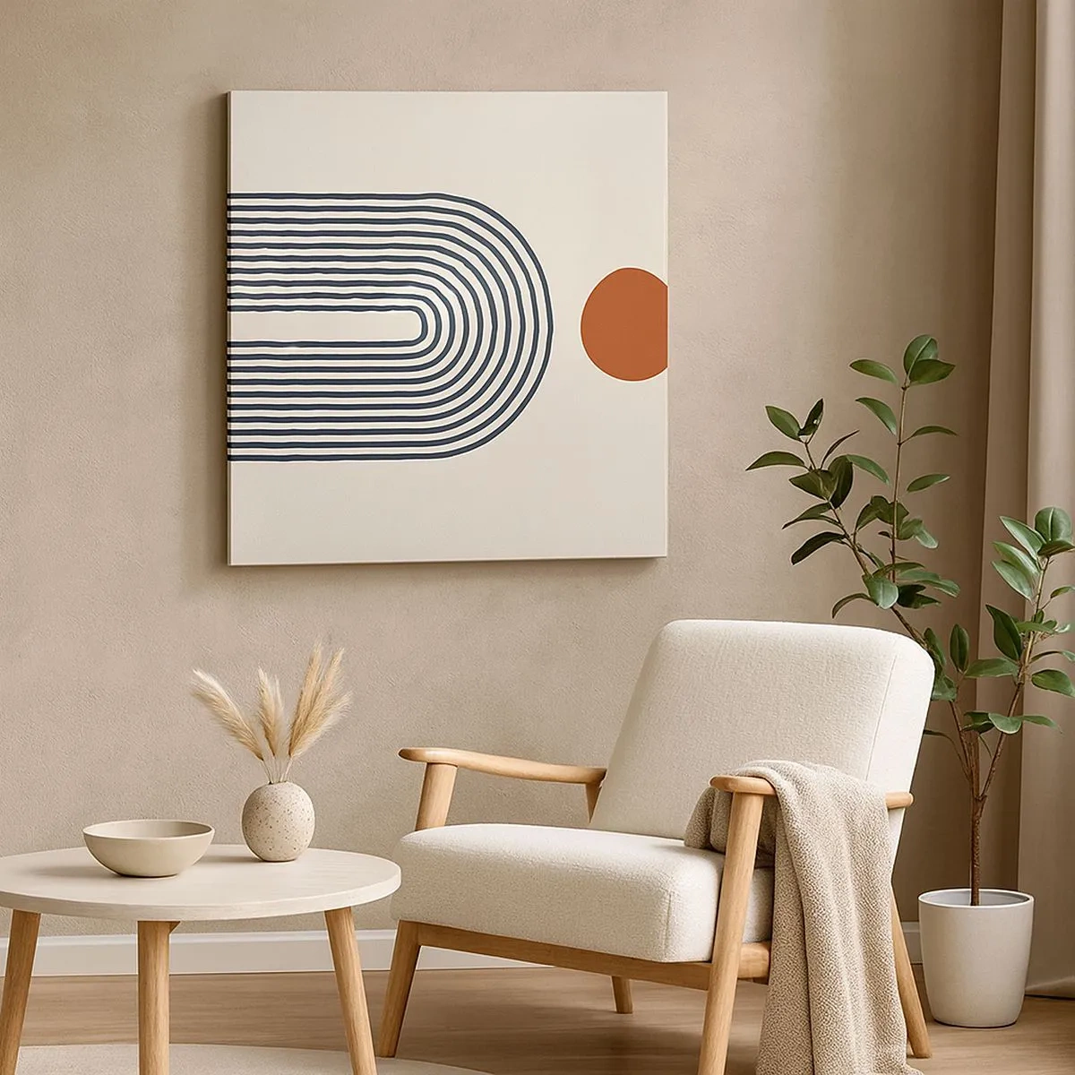 Obraz na plátne - Magnetizmus tvarov a farieb - 30x30 cm