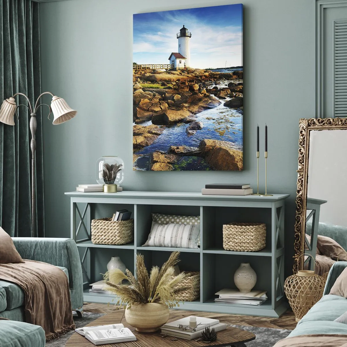 Obraz na plátne - Vráťte sa šťastne, čakám - 45x80 cm