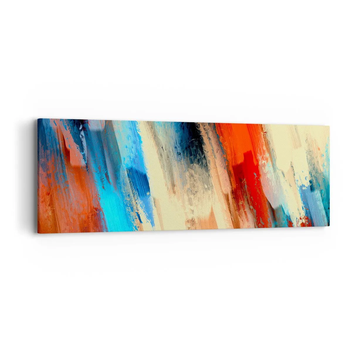 Obraz na plátne - Vodopád farieb - 90x30 cm