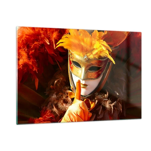 Obraz na skle - Tajomstvo je časťou hry - 120x80 cm