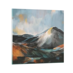 Obraz na skle - Surové a krásne - 30x30 cm