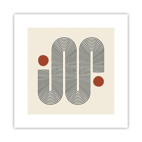 Plagát - Od začiatku do konca - 30x30 cm