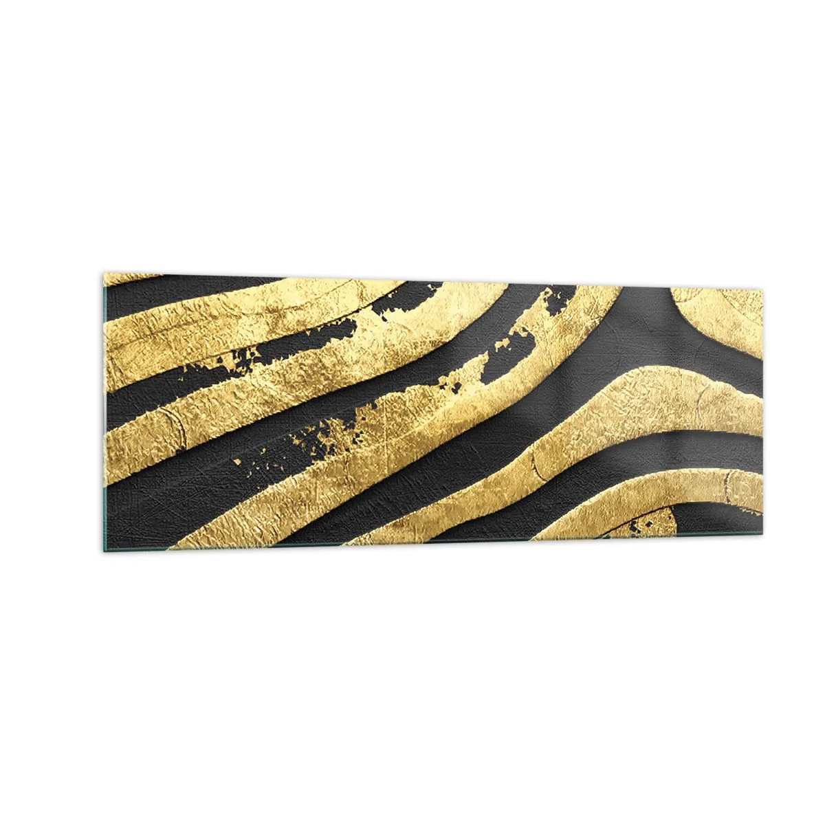 Obraz na skle - Všetko plynie - 140x50 cm